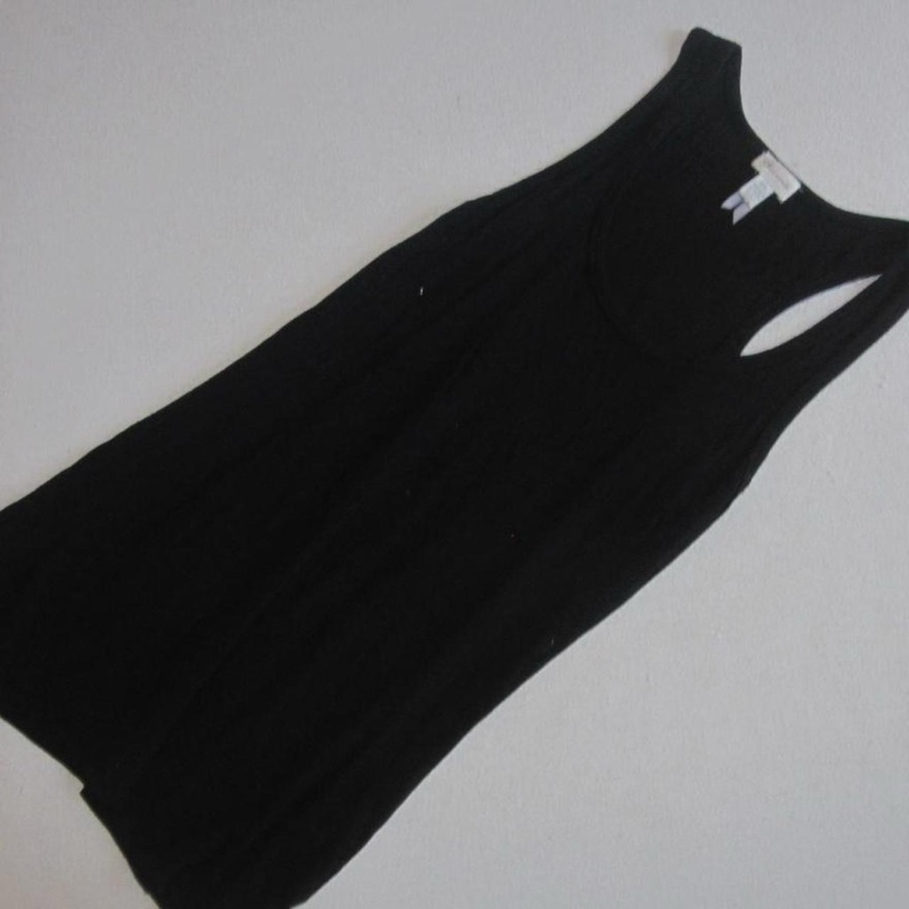 Dynamite Black Sleeveless Scoop Tank